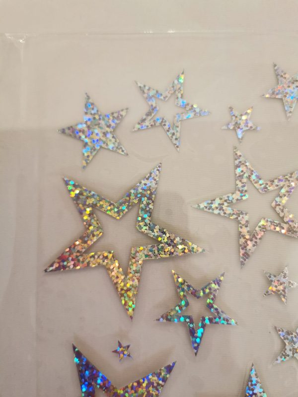 Stjerner holografiskglitter