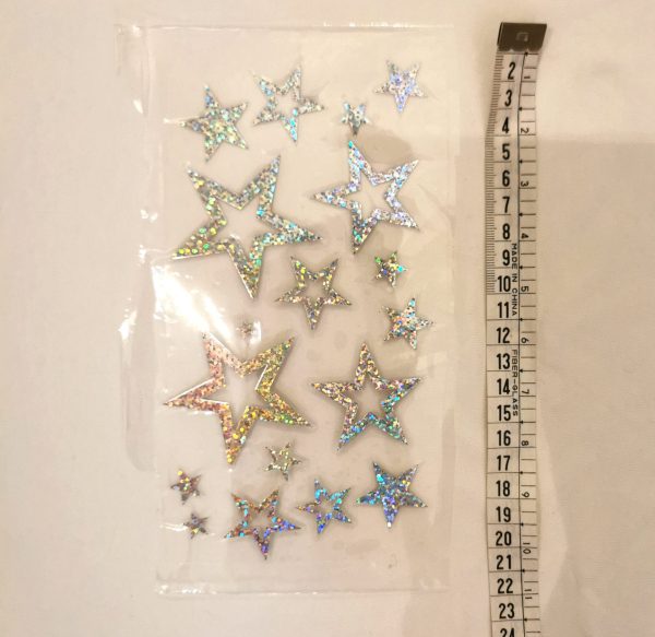 Stjerner holografiskglitter